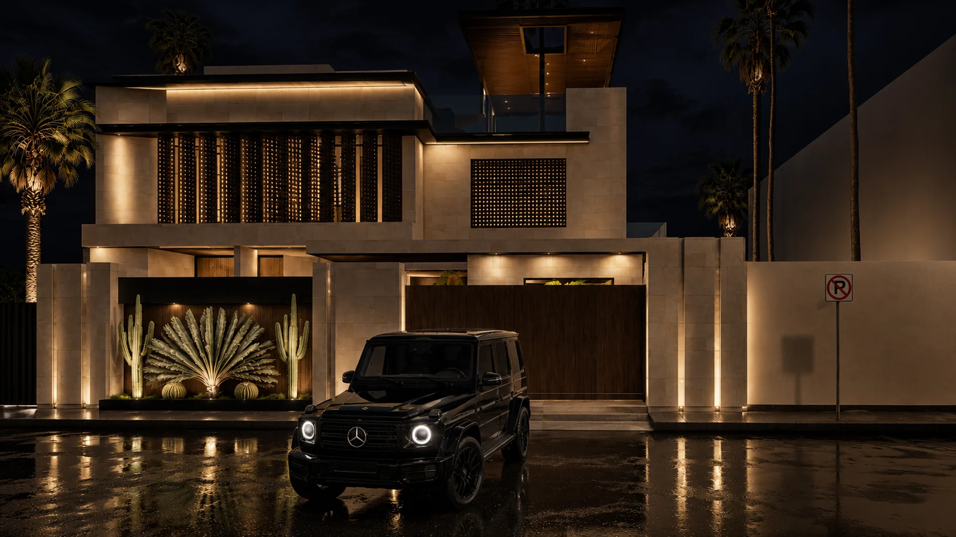 R.B Villa — After Dark
